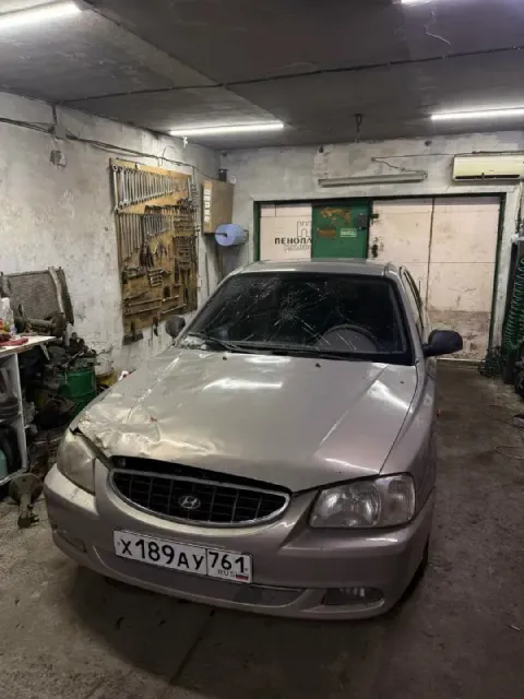 Продажа обмен accent 2007 года комплектация мт3 нужно занимать так мотор коробка сетка ничего не шум... - фотография