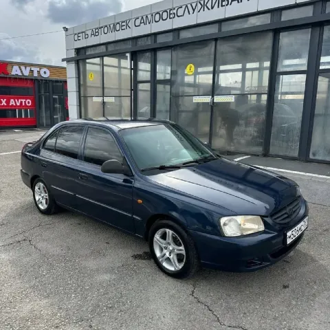 Акцент 2007 года 16v на полном ходу - двигатель после капиталки, машина на обкатке! поменяна передня... - фотография