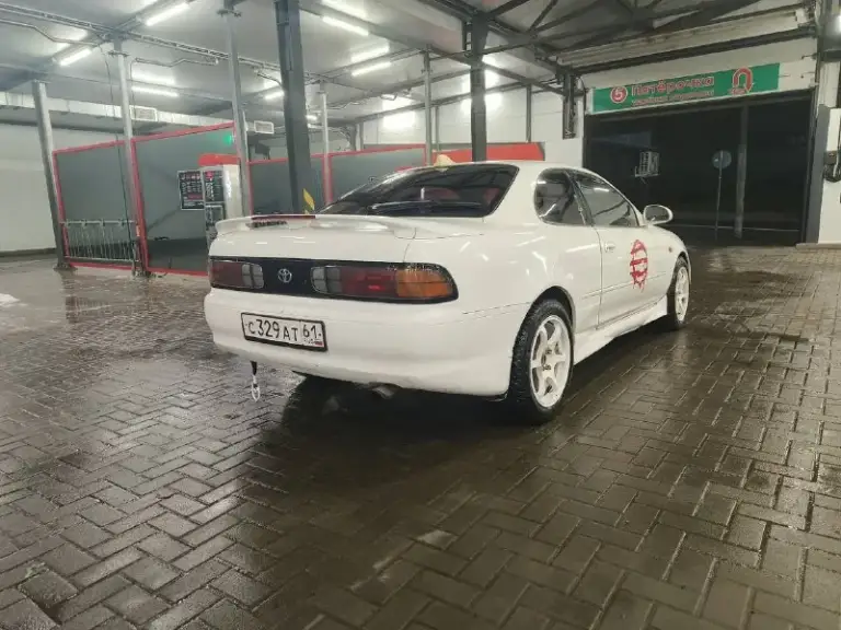 Доброго времени суток!
Продаётся toyota sprinter trueno ae101 1991г.

Машина технически в удволитворительном состоянии, но основную функцию выполняет от и до, езжу каждый день

Из проблем на сегодняшний день - заменить привода, и разобраться почему отваливается овер драйв с переключением передач (передачи втыкаются только вручную, автомат перепрыгивает передачи)

По салону - водительское кресло можно заменить + приварить кронштейн под рейку

По электрике - заменить лампочки в приборной панели и скорее всего стрекозу под замену, либо блок освещения (не работают туманки, беды с включением дальнего света)

Цена 300.000
Торг у капота при виде денег

Если есть вопросы в течении дня по сообщениям могу ответить
Телефон 89054527598 - фотография - 3