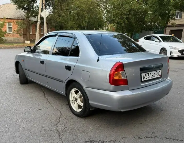 Hyundai accent
-2008 Год
- Комплектация ат-5
-Кондиционер ❄️
450.000₽

Автомобиль в хорошем ухоженном состоянии. Кузов ровный , без дтп, присутствуют косметические окрасы. Салон живой, опрятный. В максимальной комплектации на автомате , кондиционер дует шикарно. Автотека✅ техническая часть хорошая, мотор коробка, ходовая часть работают без нарекайний.
Г. Ростов-на-дону
Связь: 89889494090 - фотография - 3