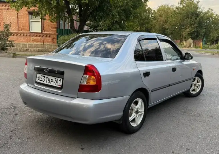 Hyundai accent
-2008 Год
- Комплектация ат-5
-Кондиционер ❄️
450.000₽

Автомобиль в хорошем ухоженном состоянии. Кузов ровный , без дтп, присутствуют косметические окрасы. Салон живой, опрятный. В максимальной комплектации на автомате , кондиционер дует шикарно. Автотека✅ техническая часть хорошая, мотор коробка, ходовая часть работают без нарекайний.
Г. Ростов-на-дону
Связь: 89889494090 - фотография - 4